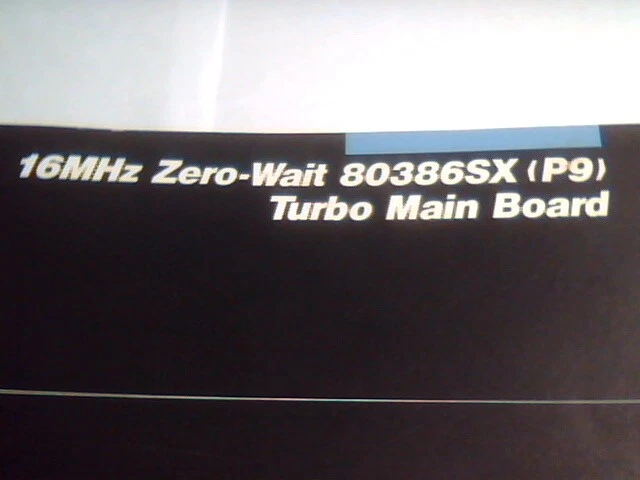 User's Manual Guide - MB-1316V 16MHz zero-wait 80386SX (P9) VLSI turbo mainboard - image 2