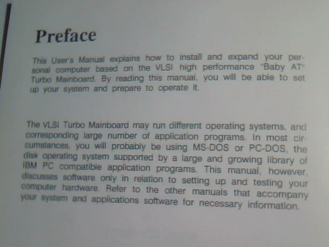 User's Manual Guide - MB-1316V 16MHz zero-wait 80386SX (P9) VLSI turbo mainboard - image 3