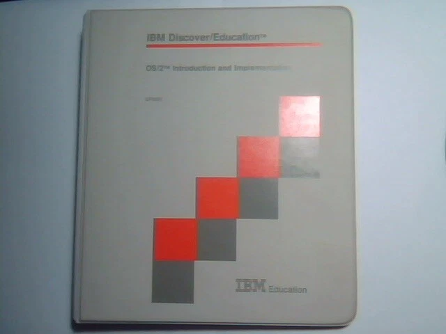 User's Manual + Floppy - IBM Discover/Education OS/2 Introduction Implementation