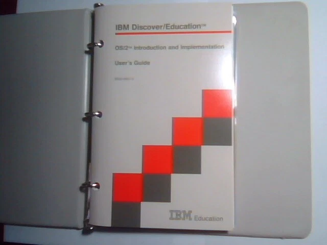 User's Manual + Floppy - IBM Discover/Education OS/2 Introduction Implementation - image 3