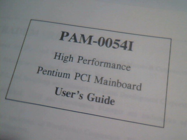 User's Manual Guide - PAM-00541 High performance Pentium PCI Mainboard DTK - image 5
