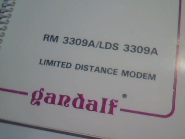 User's Manual Guide - Gandalf RM 3309A/LDS 3309A Limited Distance Modem - image 2
