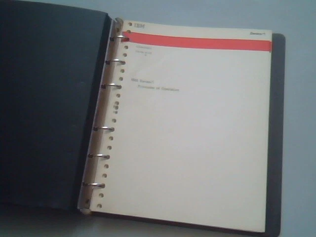 IBM Series /1 Principles of Operation GA34-0152-0 S1-01 - Original binder - image 2