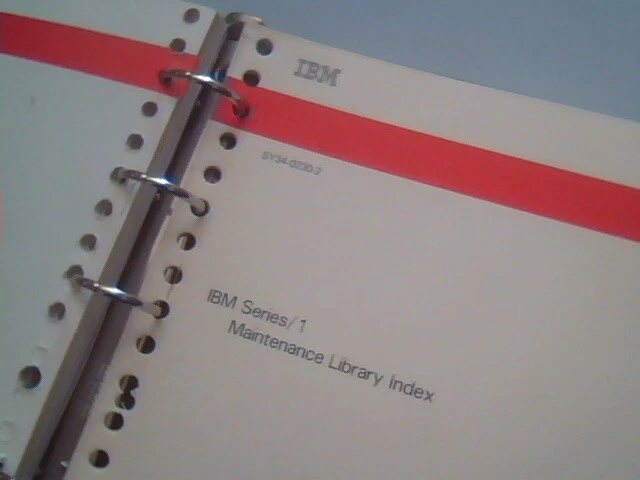 IBM Series /1 4956 Processor Model K00 Description Systems Library Indexes - image 5