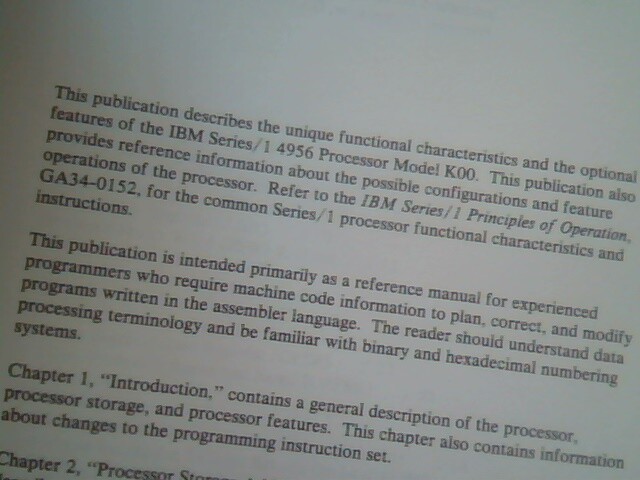 IBM Series /1 4956 Processor Model K00 Description Systems Library Indexes - image 6