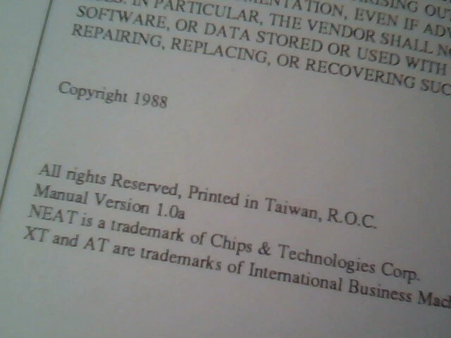 User's Manual Guide - 286 NEAT System Board 80286 design - image 3