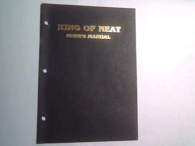 User's Manual Guide - King of Neat Mainboard B-2900 B-2901 80287 286 motherboard