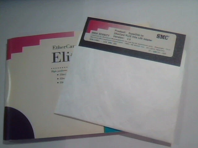 User's Manual + Floppy disk - Ethercard Plus Elite16 Series SMC ethernet adapter