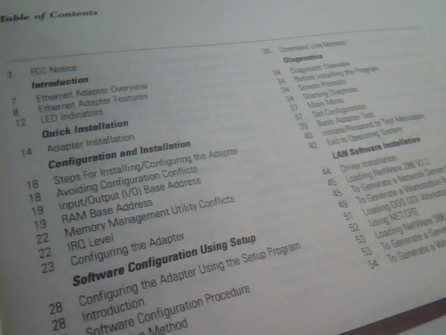 User's Manual + Floppy disk - Ethercard Plus Elite16 Series SMC ethernet adapter - image 3