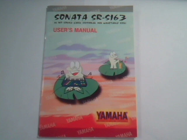 User's Manual Guide - Sonata SR-S163 16-bit sound card Yamaha OPL3-SA2