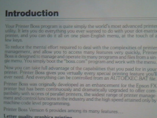 User's Manual + Floppies - Printer Boss dot-matrix printer Connecticut Software - image 7
