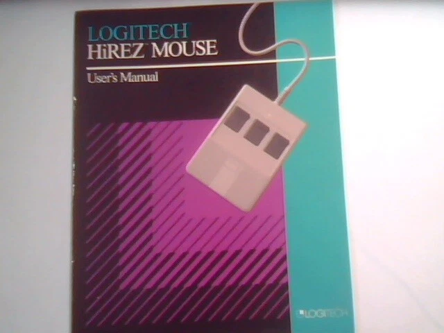 User's Manual Guide - Logitech HiRez Mouse
