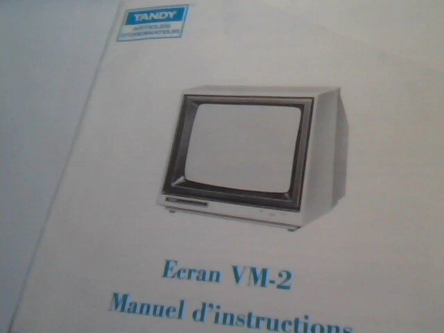 User's Manual Guide - VM-2 Monochrome Monitor Radio Shack Tandy 26-3211 - image 6