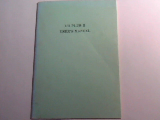User's manual guide - I/O Plus II 2 Board RS-232 port - image 3