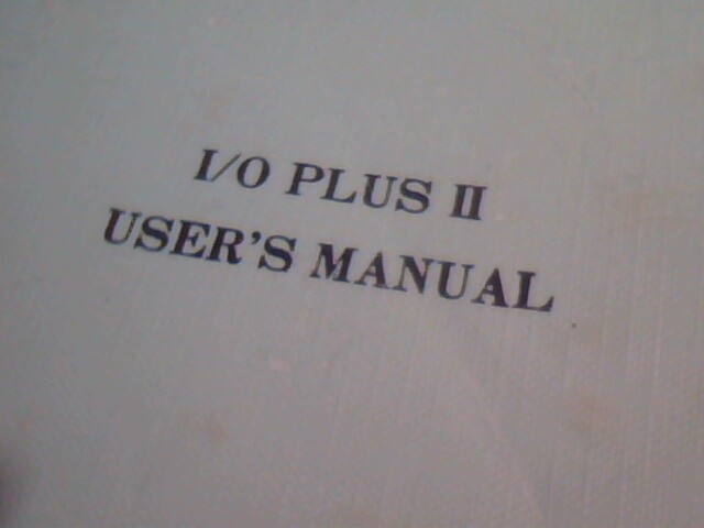 User's manual guide - I/O Plus II 2 Board RS-232 port - image 4