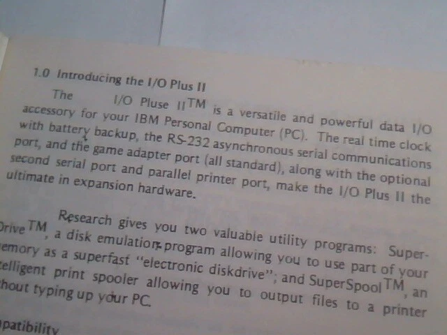 User's manual guide - I/O Plus II 2 Board RS-232 port - image 5