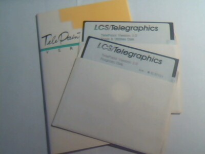 User's Manual + Floppy disks TelePaint Ver 3.0 LCS Telegraphics Program Utility