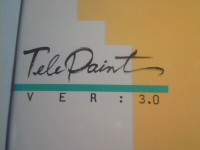 User's Manual + Floppy disks TelePaint Ver 3.0 LCS Telegraphics Program Utility — image 3