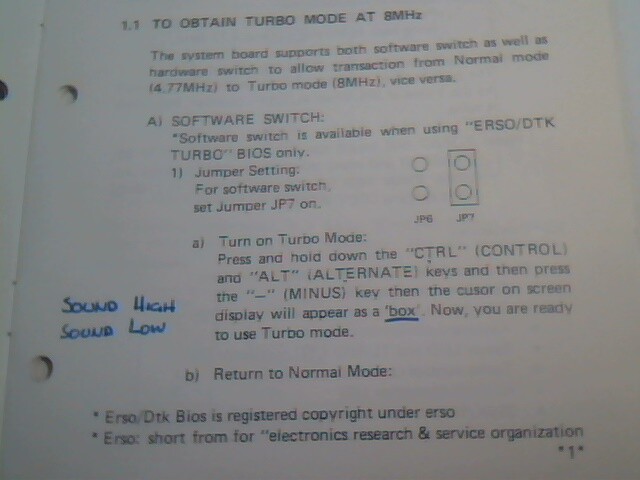 User's Manual Guide - Turbo 640 Mainboard 8088-2 PC/XT clone vintage - image 4