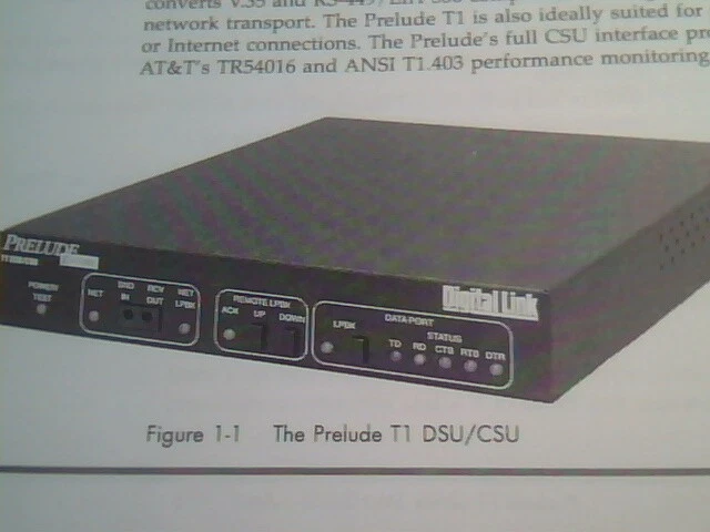 User's Guide Manual - Prelude T1 DL080 Quick Start Digital Link DSU/CSU - image 5