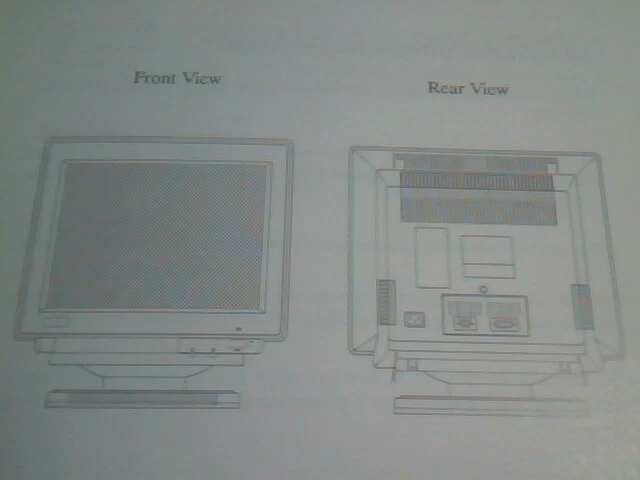 User's Guide Manual CTX CPS-1760/LR 17" color monitor multi-frequency - image 6