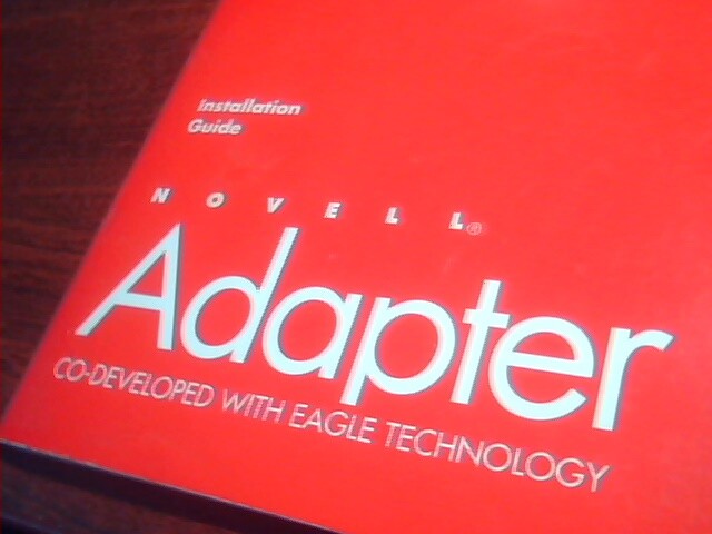 User's Guide Manual - Novell NE3310 EISA Ethernet Adapter board Eagle Tech