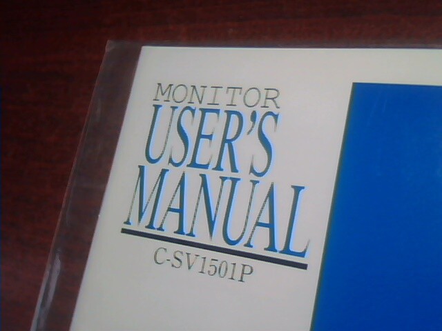 User's Guide Manual - Magitronic Monitor C-SV1501P - image 2