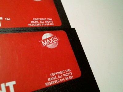 SimAnt Maxis 1991 - set of 5.25" floppy disks - IBM and 100% compatibles — image 3