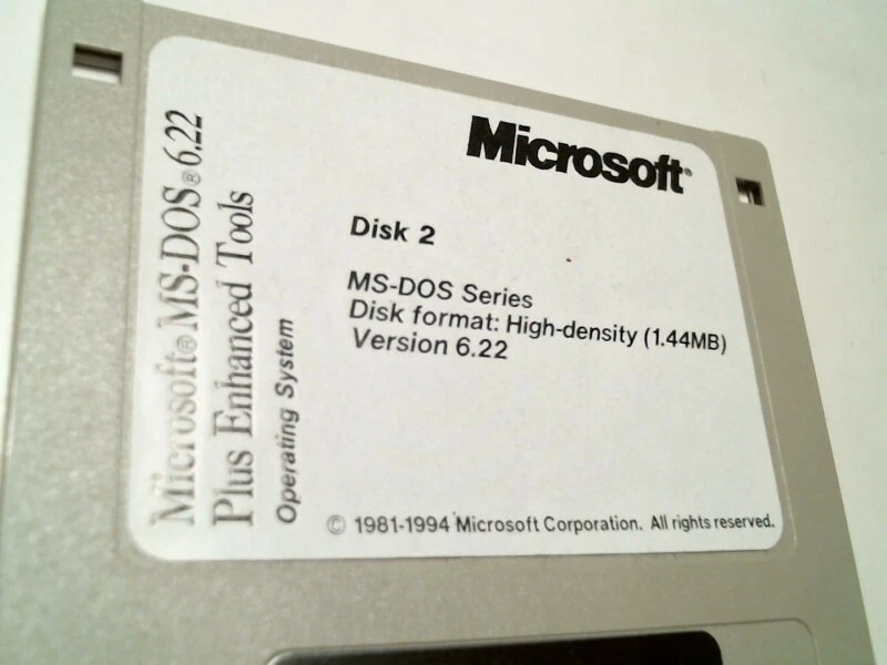 Microsoft MS-DOS 6.22 Plus Enhanced Tools - complete set 3.5" floppy disks - image 3
