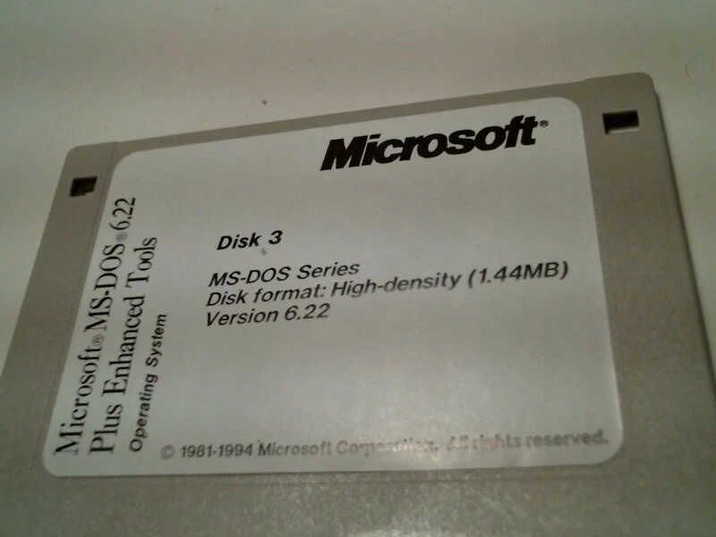 Microsoft MS-DOS 6.22 Plus Enhanced Tools - complete set 3.5" floppy disks - image 4