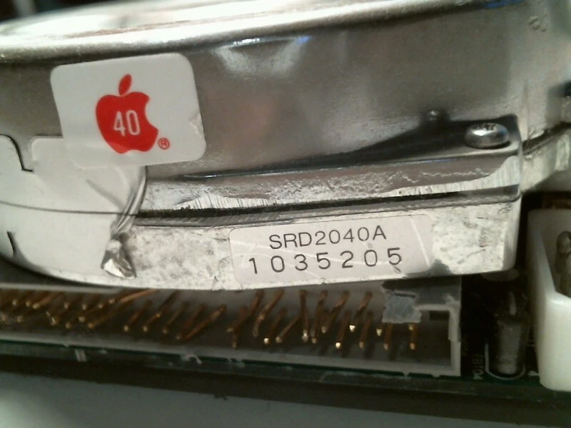 SCSI Hard Disk Drive - Sony SRD2040A Apple 1035205 40MB vintage - image 4
