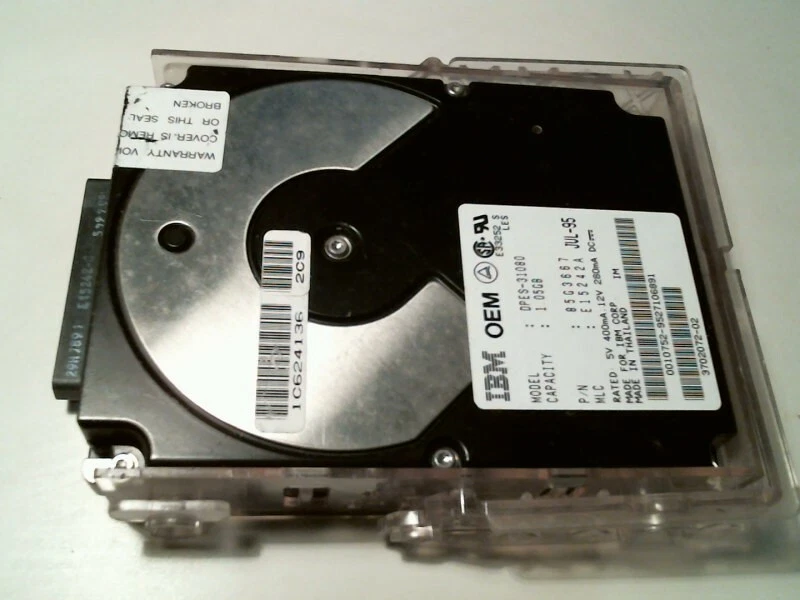 SCSI Hard Disk Drive IBM DPES-31080 85G3667 SCA-type 1GB Sun 370-2072 3702072-02