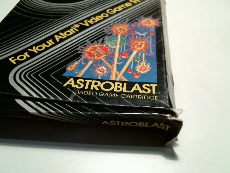 Original box + manual + video game cartridge ATARI M Network Astroblast Mattel - image 2