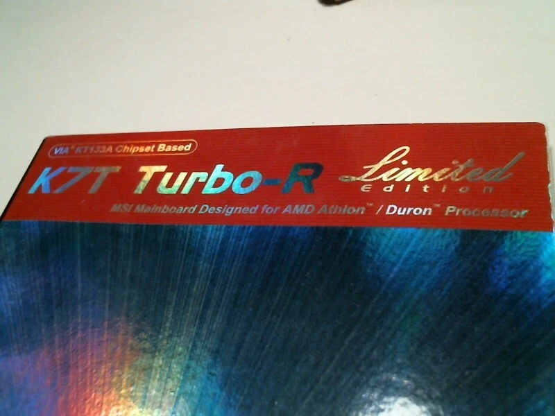 User's Guide Manual - K7T Turbo-R MSI Mainboard AMD Athlon KT133A Limited ed - image 2