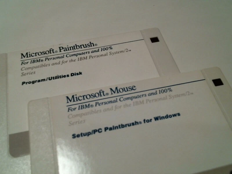 Microsoft Windows 286 Presentation Manager Paintbrush 720K - 3.5" floppy disks - image 4