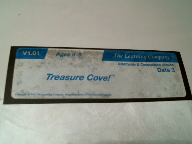 The Learning Company - Treasure Cove V1.01 IBM Tandy game - 5.25" floppy disk - image 2