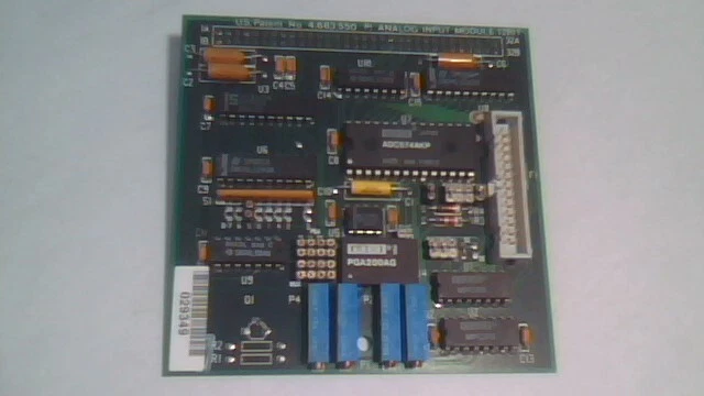 BURR-BROWN ANALOG INPUT 12BIT MODULE III Burr Brown I/O 817M007 revC 1988 card