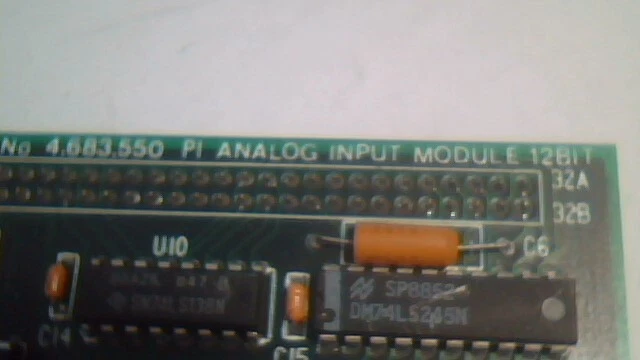 BURR-BROWN ANALOG INPUT 12BIT MODULE III Burr Brown I/O 817M007 revC 1988 card - image 3
