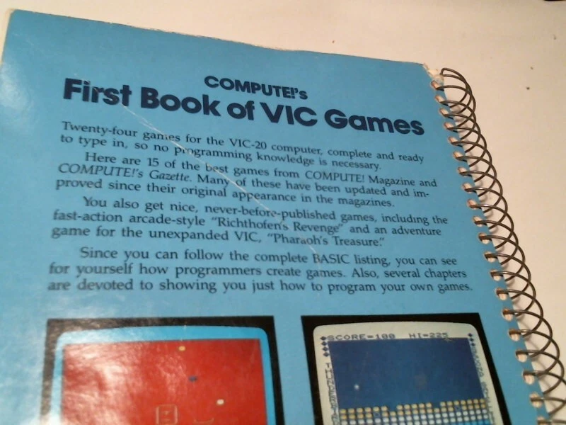 Compute's First Book on VIC Games - 24 games for VIC-20 - Vintage - image 5