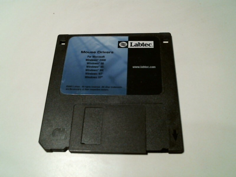 Labtec Mouse Drivers Windows 2000 98 95 ME NT XP 2001 - 3.5" floppy disk