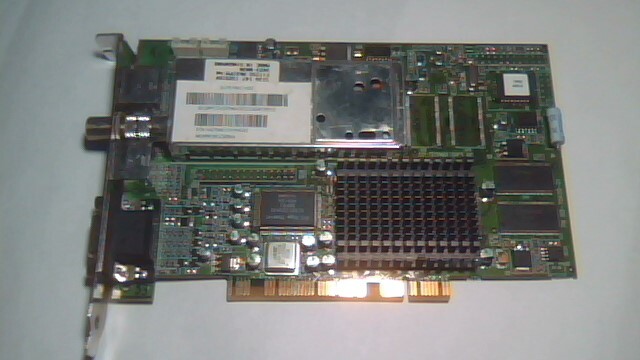 PCI Video Graphics Card ATI Rage 128 109-70400-01 1027040100 A/V CATV VGA - image 2