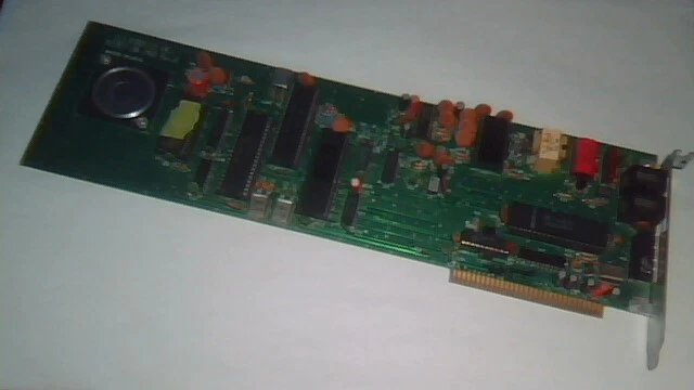 Original USR USRobotics Micro-Link 2400 rvB 8bit ISA Internal Modem Card Vintage