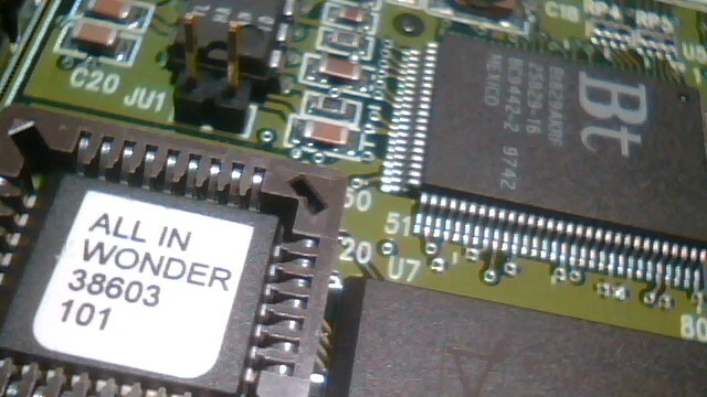 AGP Video Card ATI Rage II +DVD AIW 109-38600-00 1023860403 511236 A/V CATV VGA - image 8