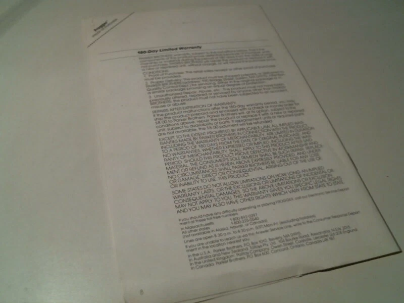 Vintage Game Manual Frogger Parker Brothers Arcade Action VIC-20 cartridge SEGA - image 3