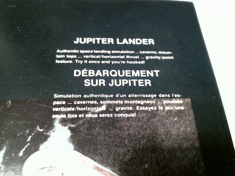Vintage Game Manual - Jupiter Lander VIC-20 Commodore - image 2
