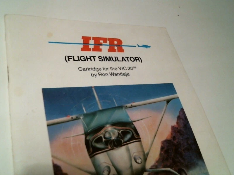 Vintage Game Manual - IFR Flight Simulator VIC-20 Commodore Academy - image 2