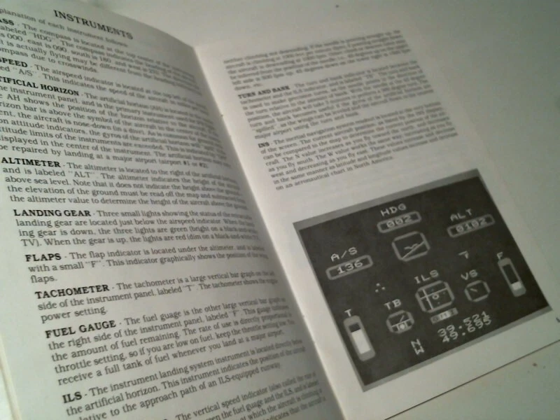 Vintage Game Manual - IFR Flight Simulator VIC-20 Commodore Academy - image 4