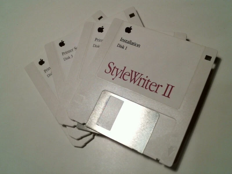 Apple Mac StyleWriter II Ver 1 installation printer software - 3.5" floppy disks
