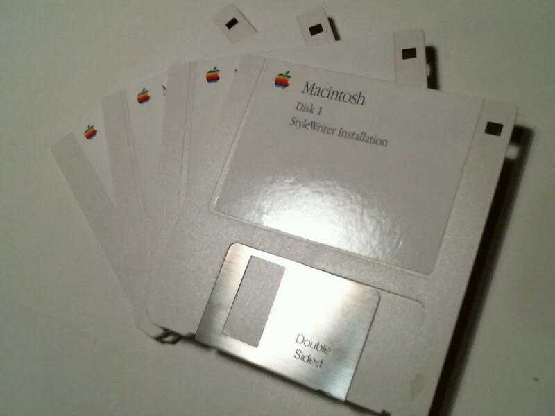 Apple Mac StyleWriter Ver 1.2 installation printer software - 3.5" floppy disks