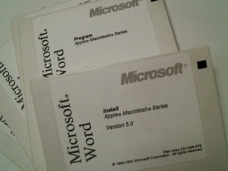 Microsoft Word Version 5.0 Apple Macintosh - 3.5" floppy disks - image 2